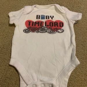 Dr Who themed onesie.